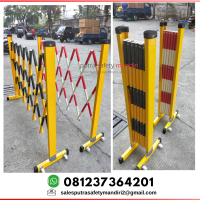 PAGAR PEMBATAS JALAN LIPAT SAFETY FENCE EXPANDABLE