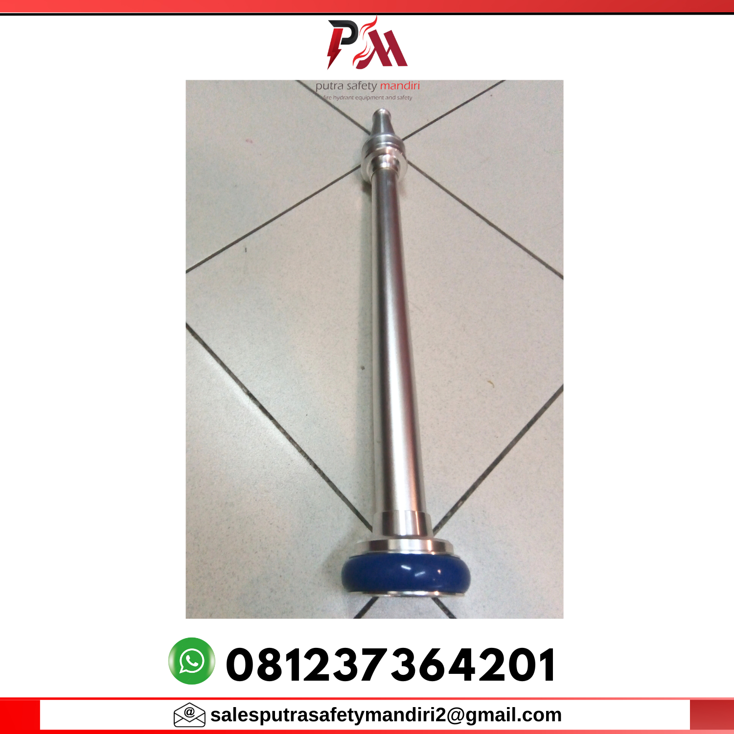 NOZZLE JET HYDRANT PEMADAM ALUMINIUM MACHINO