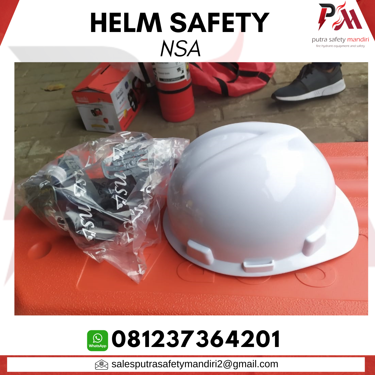 Helm Proyek Kerja Safety Nsa Pelindung Kepala