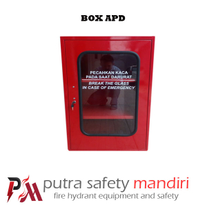 BOX APD KOTAK ALAT PELINDUNG DIRI PEMADAM KEBAKARAN 60X90X40 CM