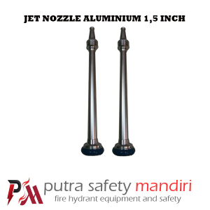 JET NOZZLE 1,5 INCH ALUMINIUM KEPALA SELANG PEMADAM FIRE HOSE