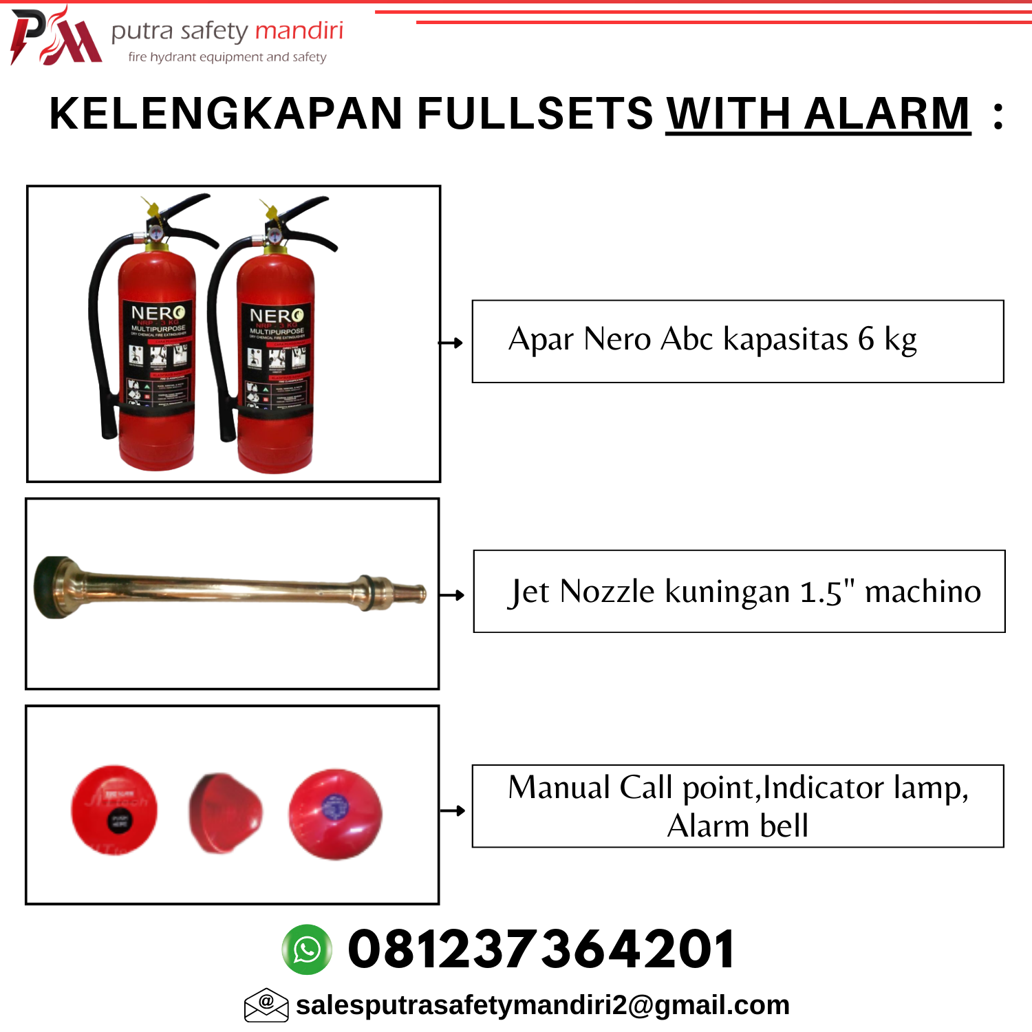 FULLSET HYDRANT BOX TYPE B KOMBINASI KOTAK APAR