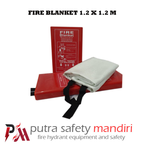 FIRE BLANKET FIBERGLASS 1,2 X 1,2 METER SELIMUT PEMADAM API DARURAT HARGA MURAH