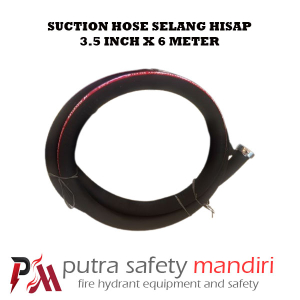 SUCTION HOSE 3.5 INCH X 6 METER SELANG HISAP FIRE PUMP POMPA PEMADAM