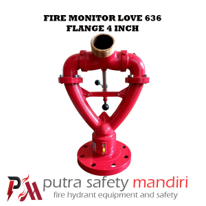 PROTEK 636 FIRE MONITOR LOVE FLANGE 4 INCH OUTPUT 2,5 INCH MURAH