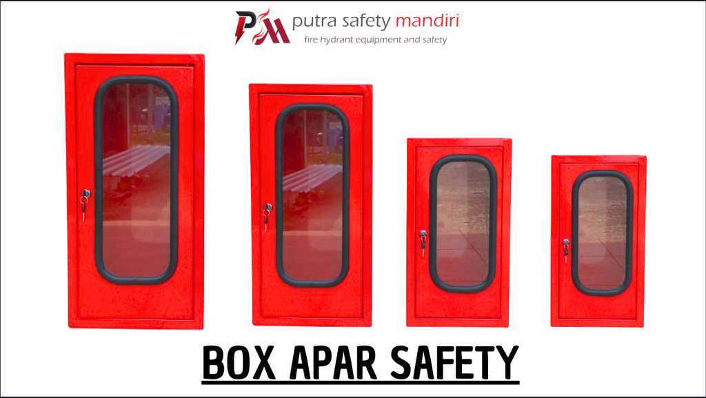 BOX TABUNG APAR ( ALAT PEMADAM API RINGAN ) PINTU KACA LIST KARET