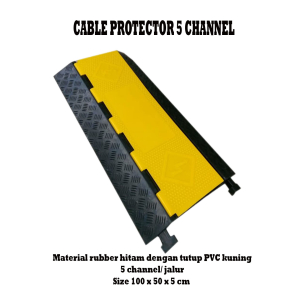 CABLE PROTECTOR RUBBER PVC 5 CHANNEL