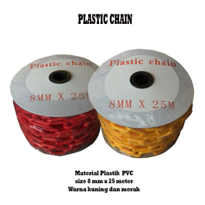 PLASTIC CHAIN RANTAI PLASTIK 8MM X 25 METER