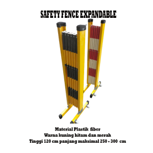 SAFETY FENCE PORTABLE LIPAT EXPANDABLE