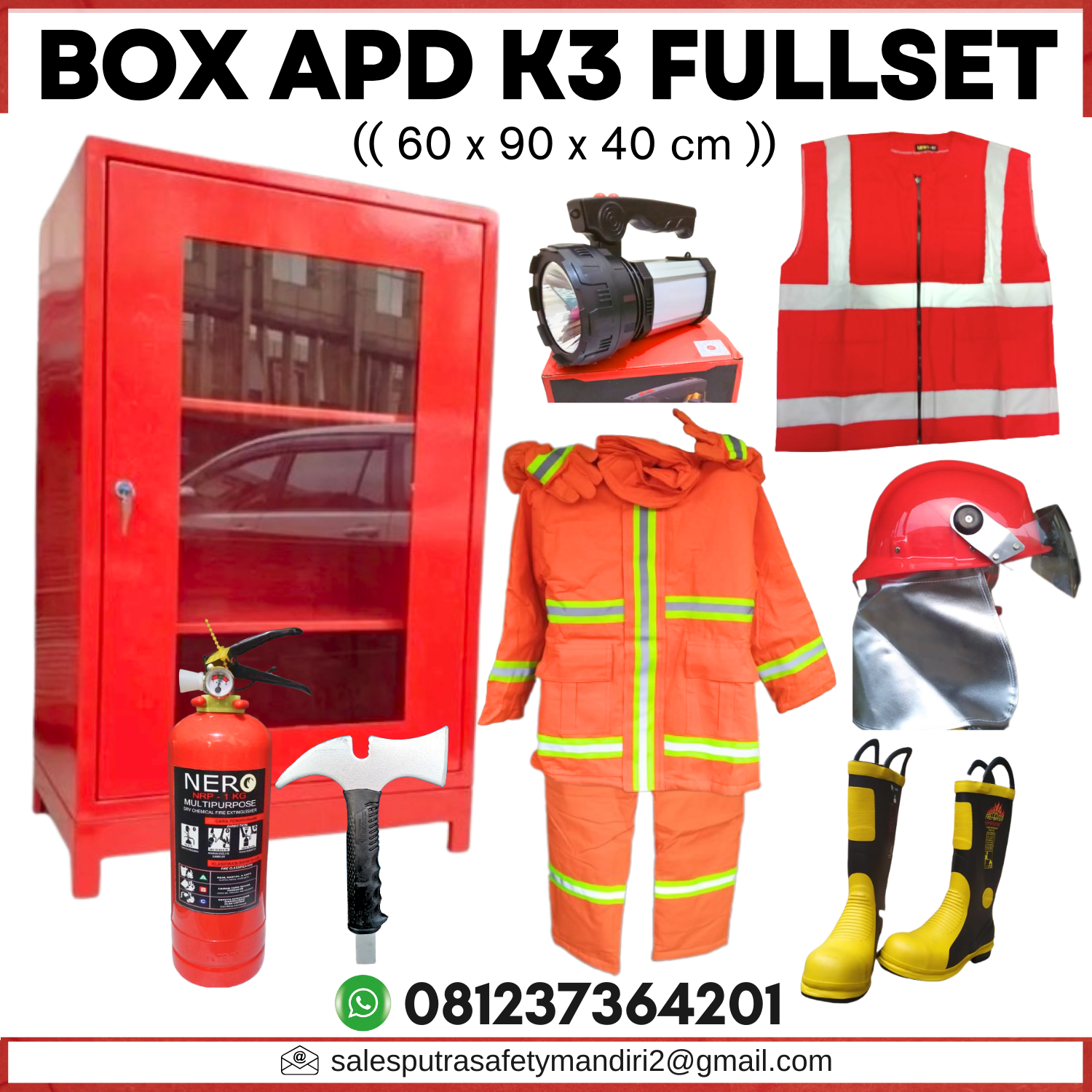 BOX APD K3 SAFETY FULLSET PERLENGKAPAN