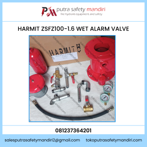 GAMBAR HARMIT ZSFZ100-1.6 FLANGE 4 INCH WET ALARM CHECK VALVE FULLSET JAKARTA